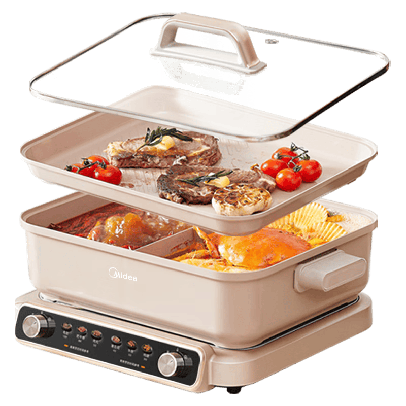 煮锅推荐：满足多样需求的理想选择！开元棋牌app2025年高效便携电(图2)